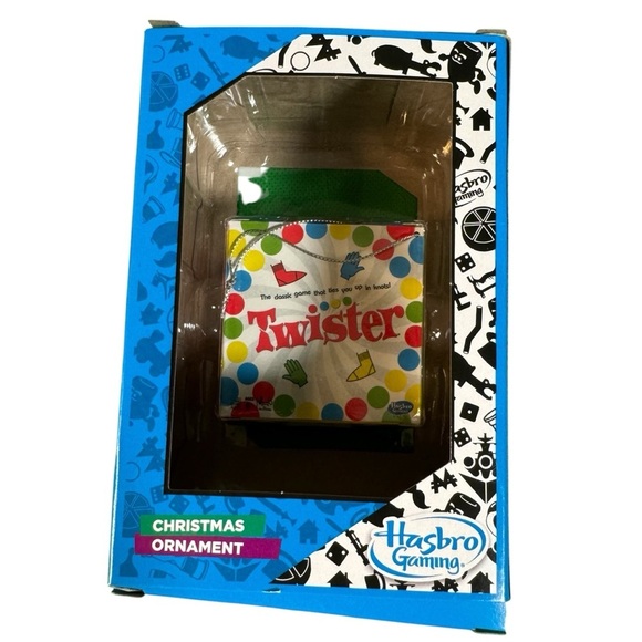 Kurt Adler- Hasbro Retro Board Game, Twister Christmas Ornament- 80s 90s NIB New - Picture 4 of 4